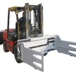 Forklift bilan aylanuvchi fork yuk mashinasi