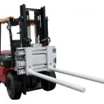 Sky Shifting Bar qo'llari forklift bilan bog'lab qo'yilgan