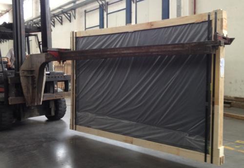 Forklift jib oynalar bilan ishlash